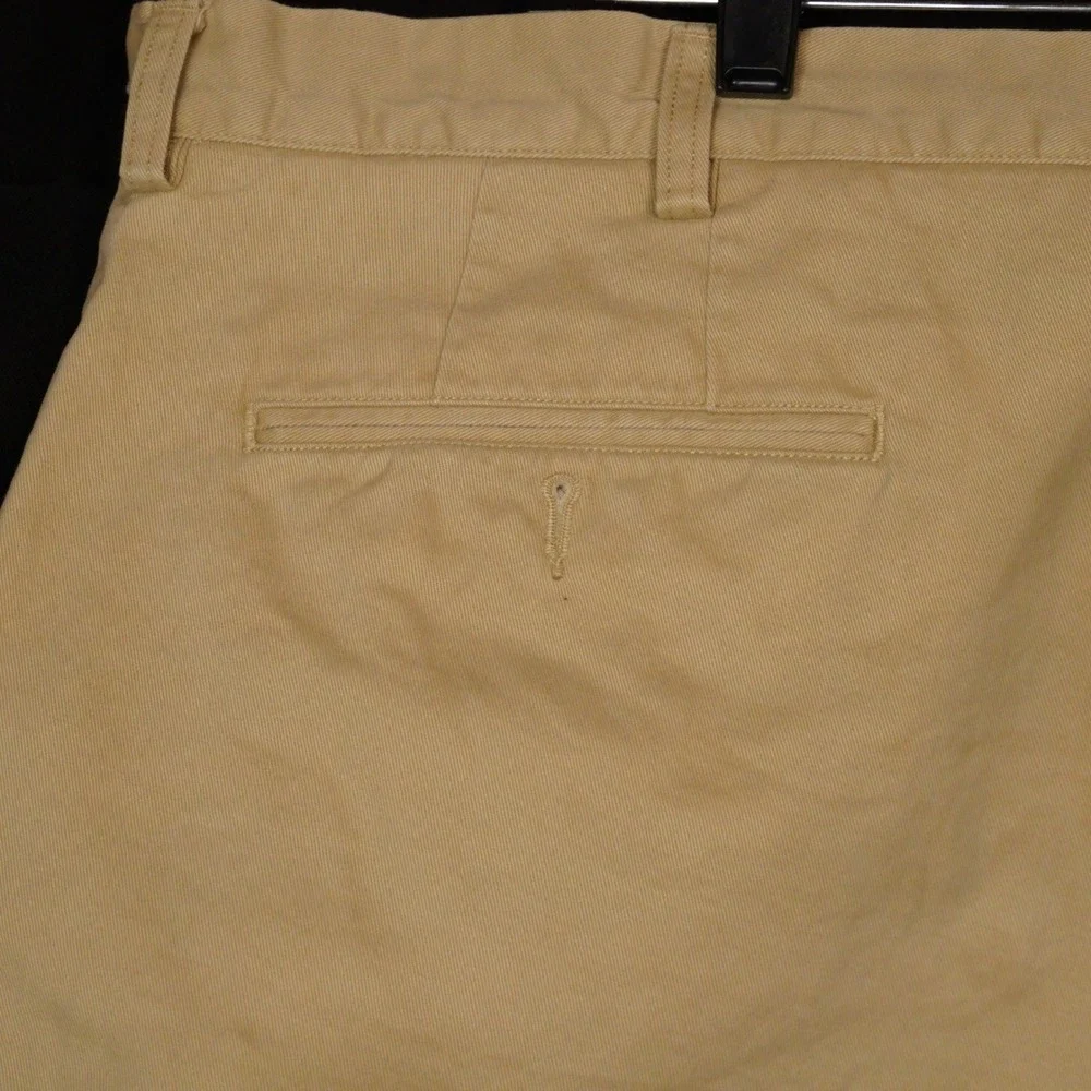 Polo Ralph Lauren Chino Shorts Mens 42 Tan Khaki Classic Fit Cotton Casual